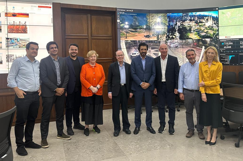 Presidente do SindusCon-SP e ex-prefeito de Bilbao visitam a Prefeitura de São Paulo