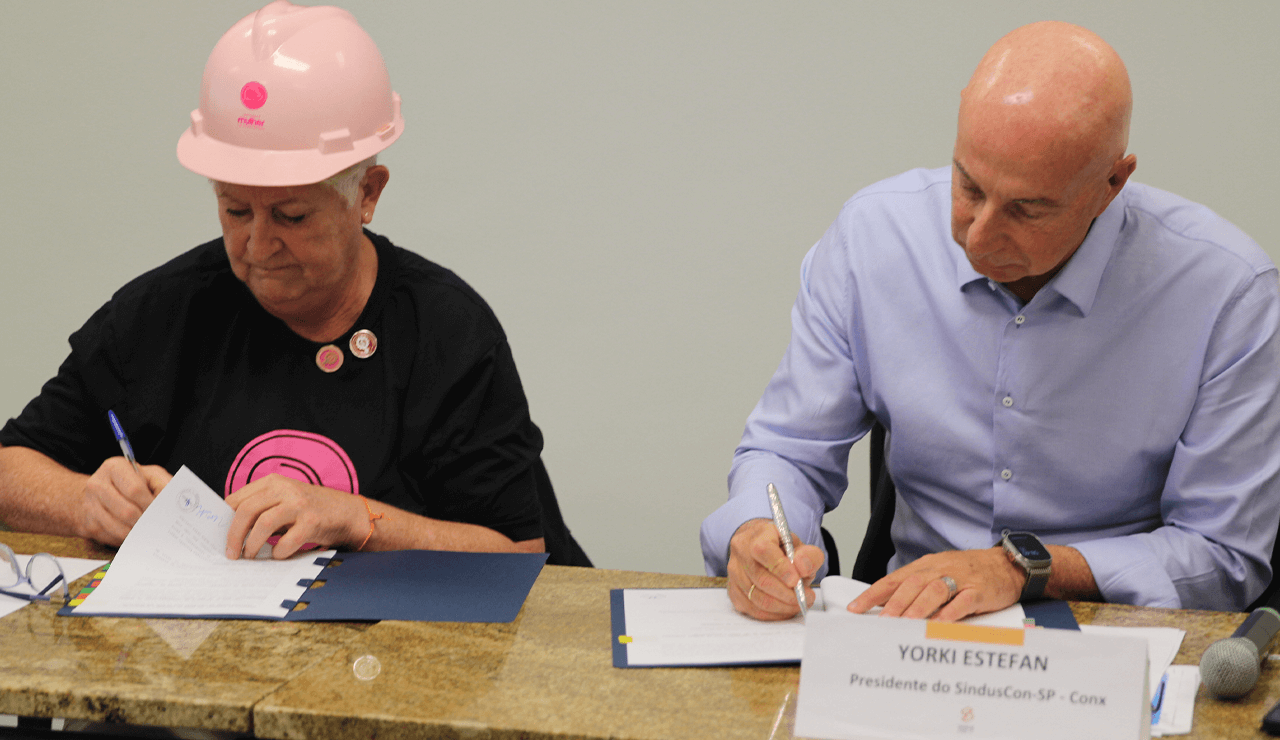 SindusCon-SP firma parceria para inclusão de mulheres na construção